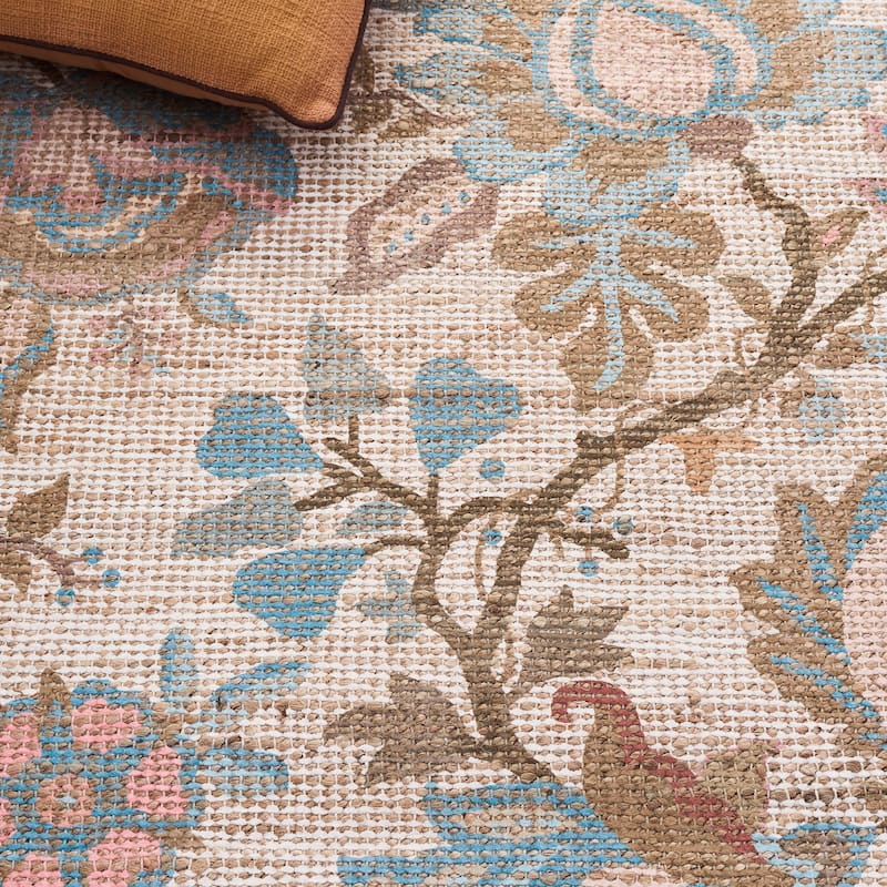 SAFAVIEH Handmade Saffron Gunhild Jute & Chenille Rug