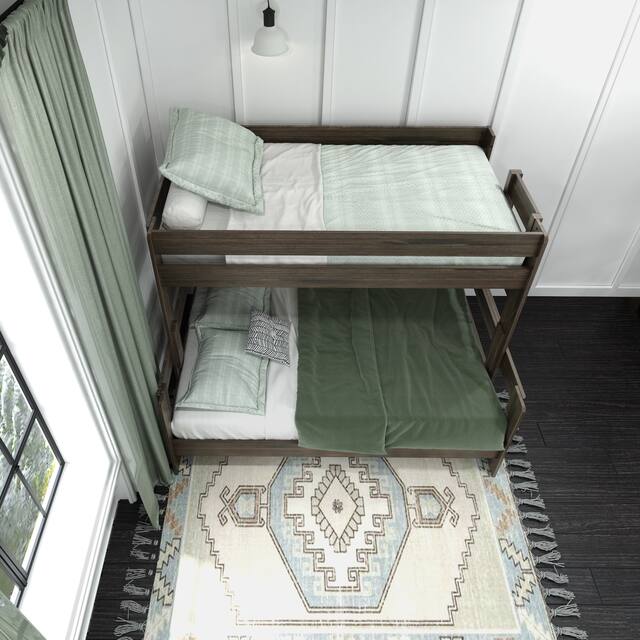 Max and Lily Farmhouse Twin over Full Bunk Bed