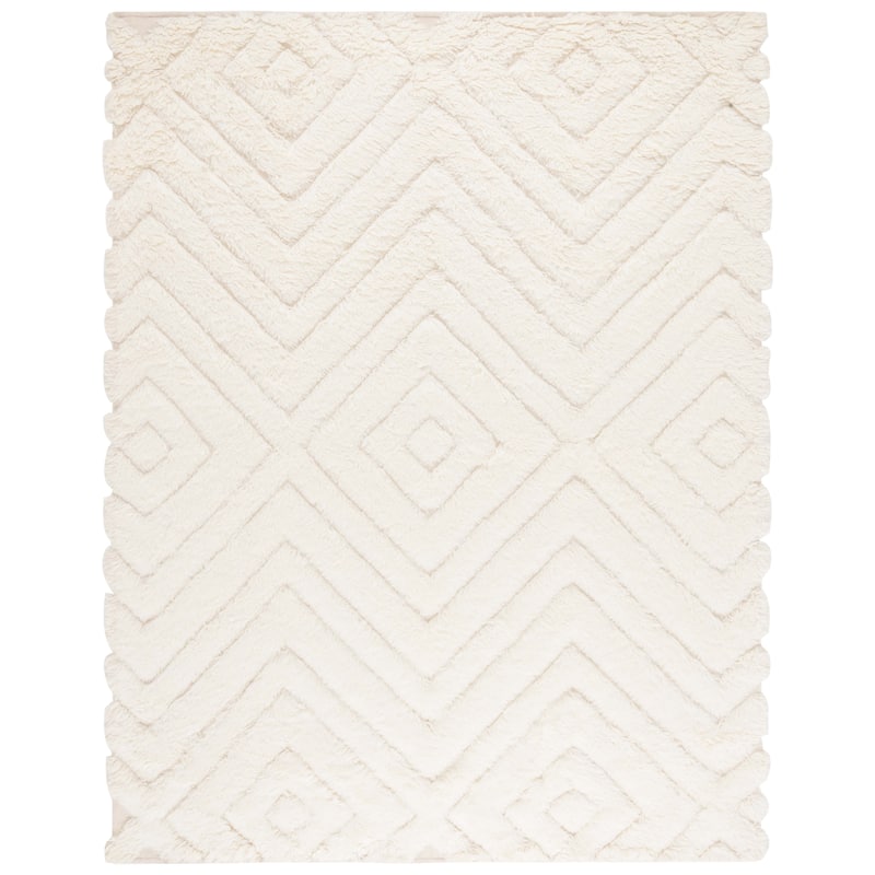 SAFAVIEH Handmade Casablanca Cove Shag Wool Rug