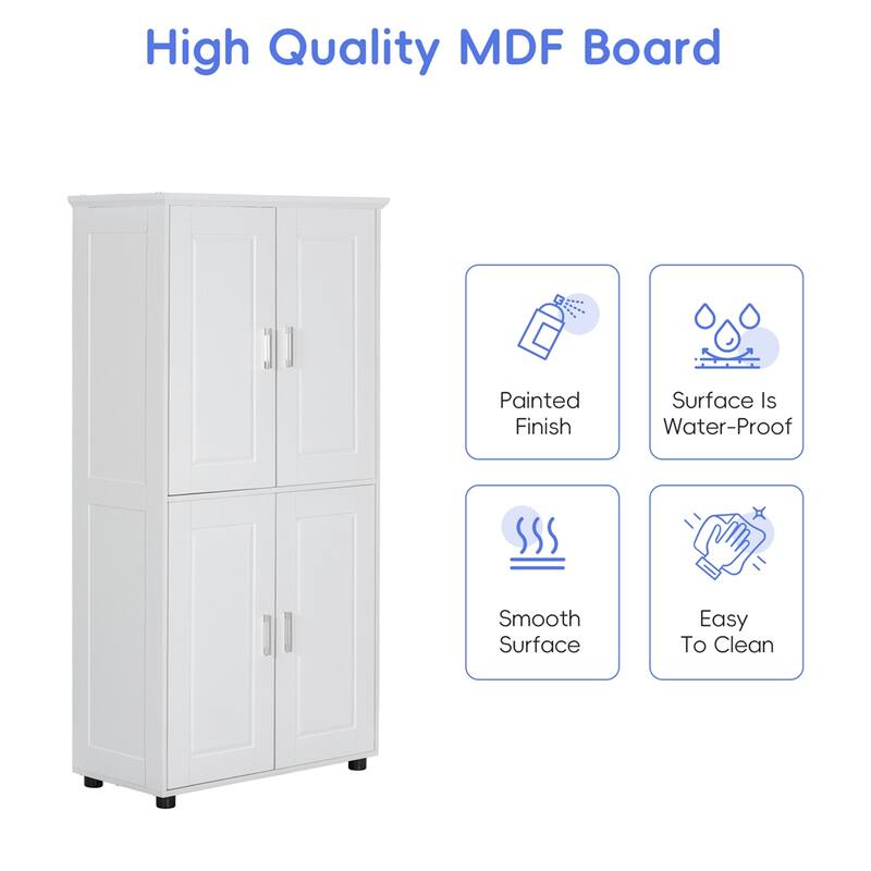 Bathroom Floor Storage Cabinet,Storage Unit,Freestanding Cabinet
