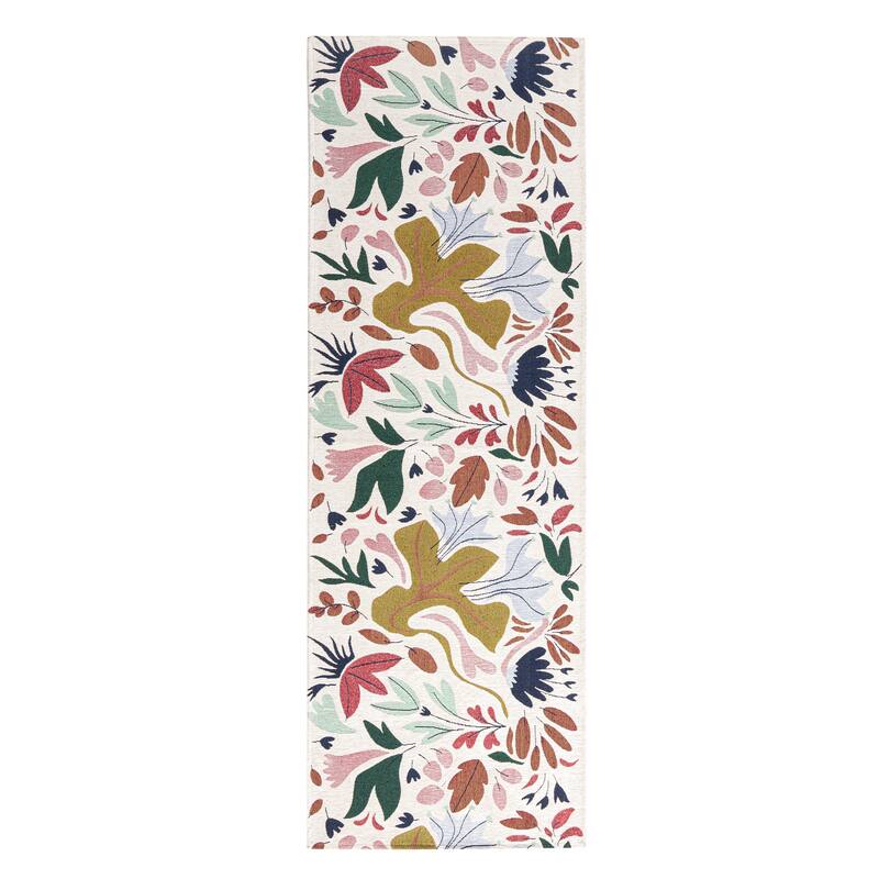 TOWN & COUNTRY LUXE Livie Everwash Washable Non-Slip Backing Kitchen Mat