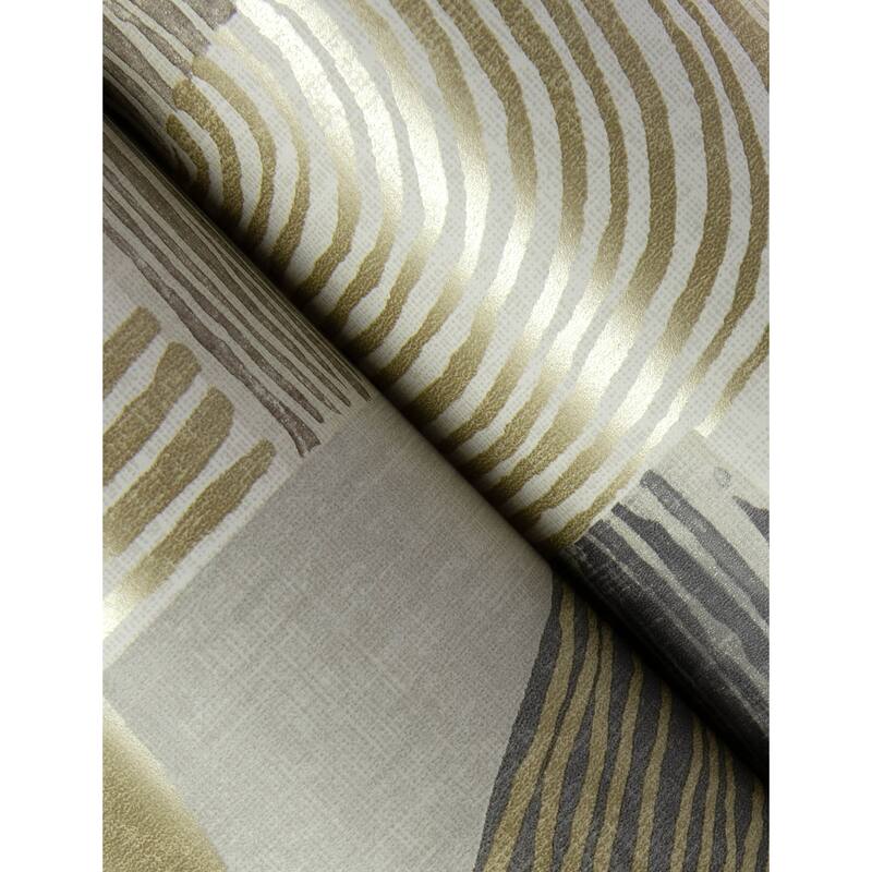 A-Street Prints Hollace Slate Geometric Wallpaper