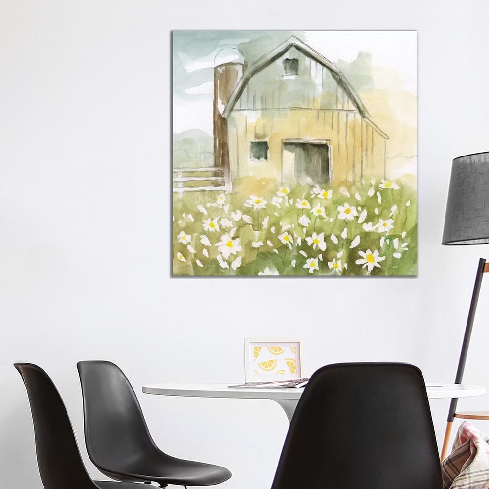 iCanvas "Daisy Barn" by Nan Canvas Print