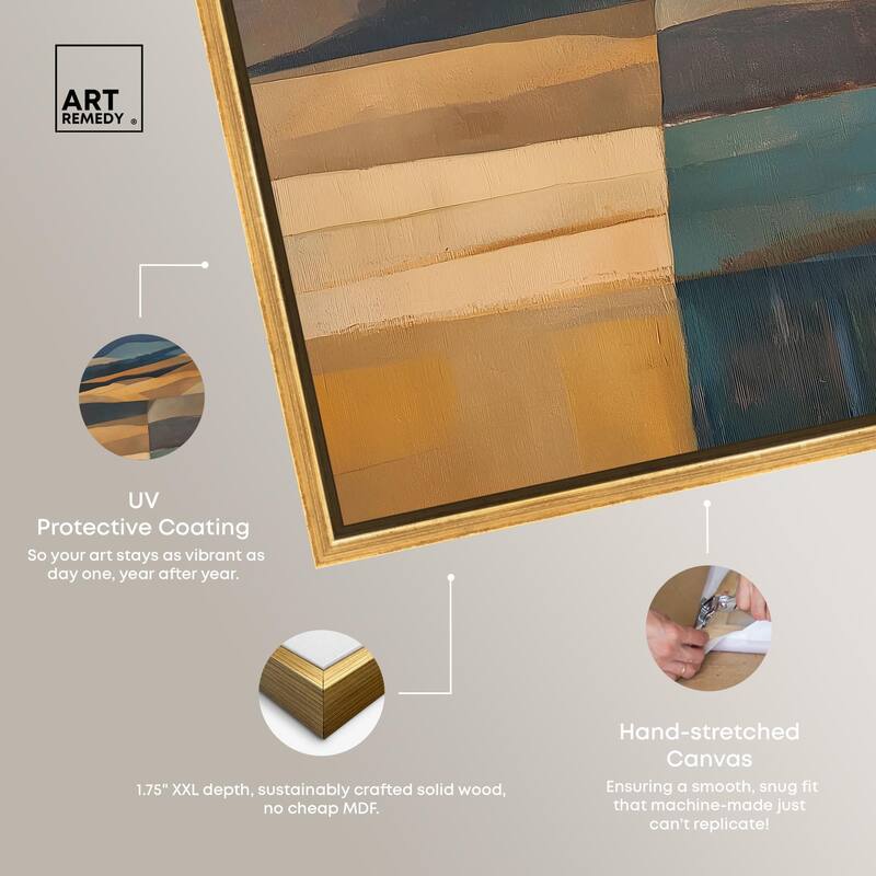 Clash of Shades Canvas by Art Remedy