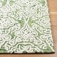 preview thumbnail 50 of 104, SAFAVIEH Handmade Blossom Mahalia Modern Floral Wool Rug 3' x 5' - Green/Ivory
