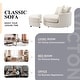 preview thumbnail 44 of 57, Roomfitters Modern 360° Swivel Barrel Chair with Hidden Storage Ottoman, Chenille Upholstery and Four Pillows