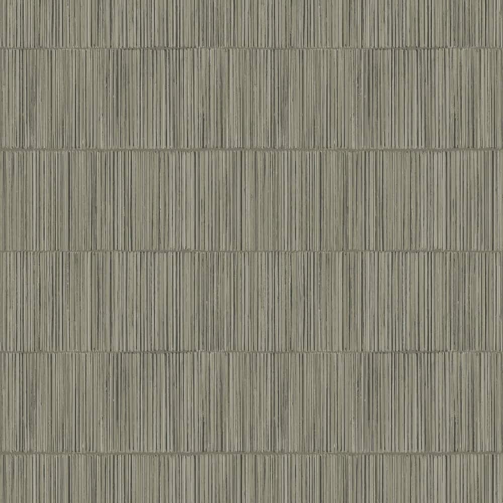 Galerie Wallcoverings Boutique Bamboo Stripe Non-woven Shimmery Wallpaper Roll