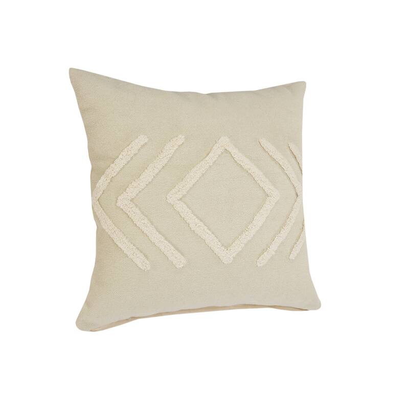 Seashore Dusty Blue/White Striped Cotton Throw Pillow, Set of 2