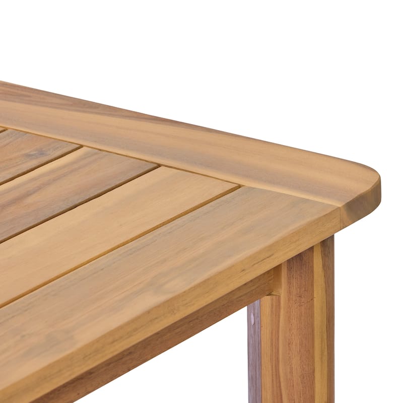 Christopher Knight Home - Verano Rectangular Outdoor Solid Acacia Wood Dining Table
