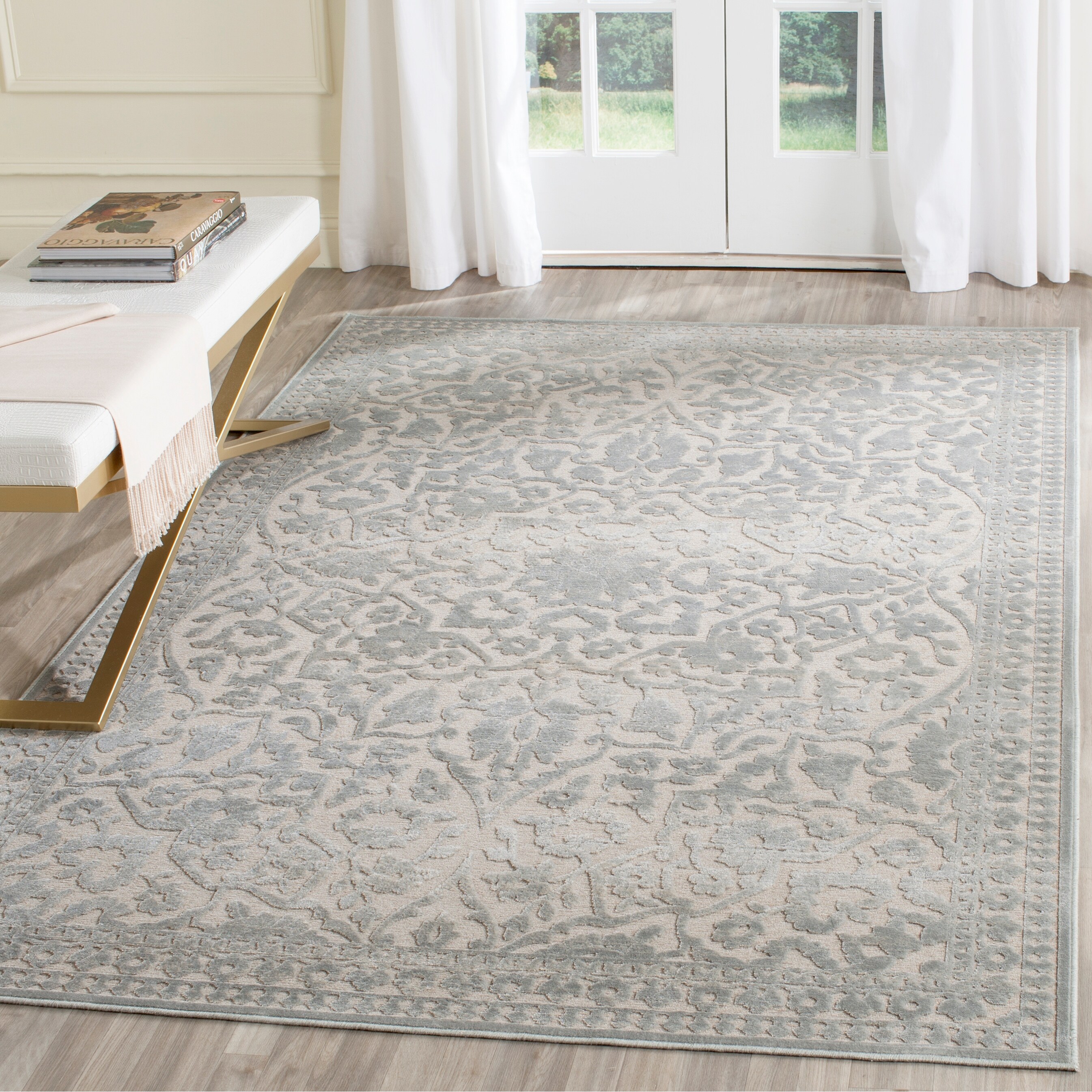 Safavieh Paradise 2'7" X 4' Power Loomed Viscose Rug in Stone for sale online eBay