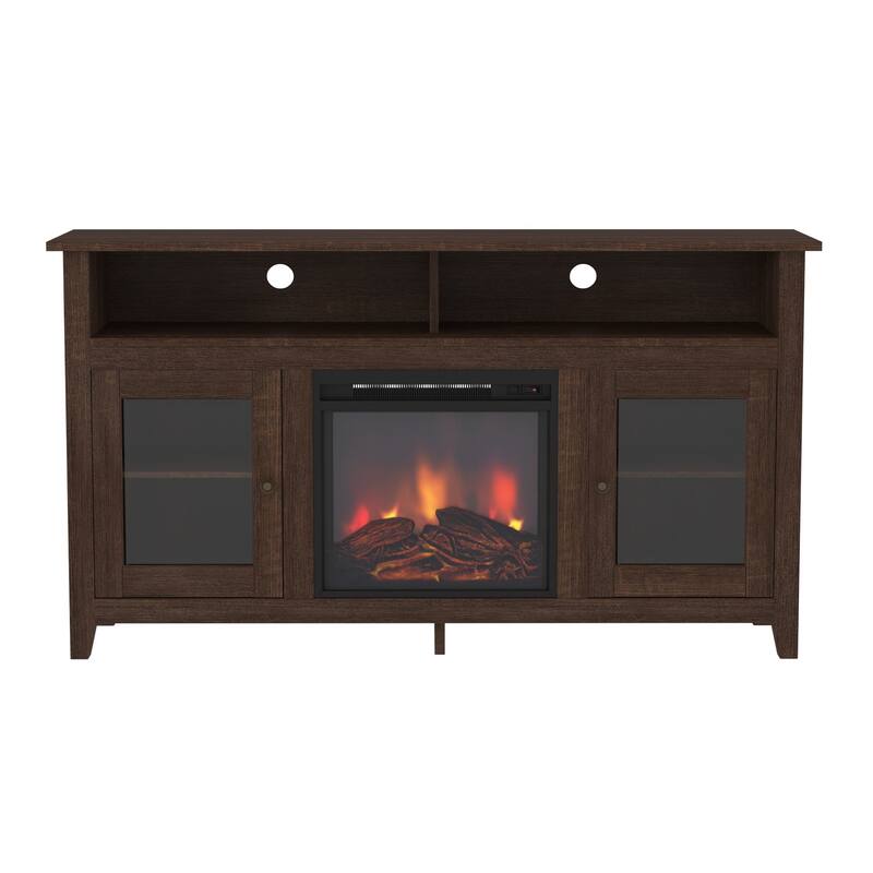 Middlebrook 58-inch 2-Door Highboy Fireplace TV Stand