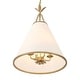 preview thumbnail 11 of 9, Crystorama Lighting Group 564 Broche 4 Light 18" Wide Pendant with