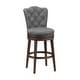 preview thumbnail 25 of 59, Gracewood Hollow Yeghishe Wood Swivel Stool