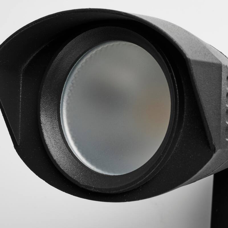 LED Security Light - Dual Head - Black Finish - 3000K - 120-277V - 120V