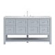 preview thumbnail 57 of 56, James Martin Vanities Breckenridge 60" Single Vanity, Serenity Blue