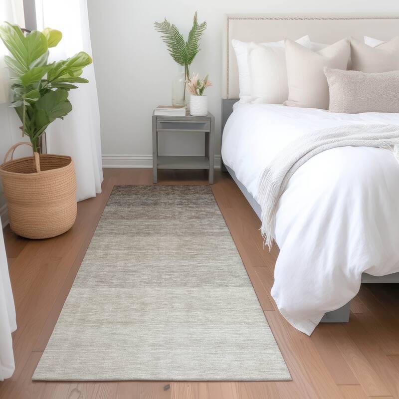 Premium Washable Super Soft Ombre Mod Mayfield Rug - Brown - 2'3" x 7'6"