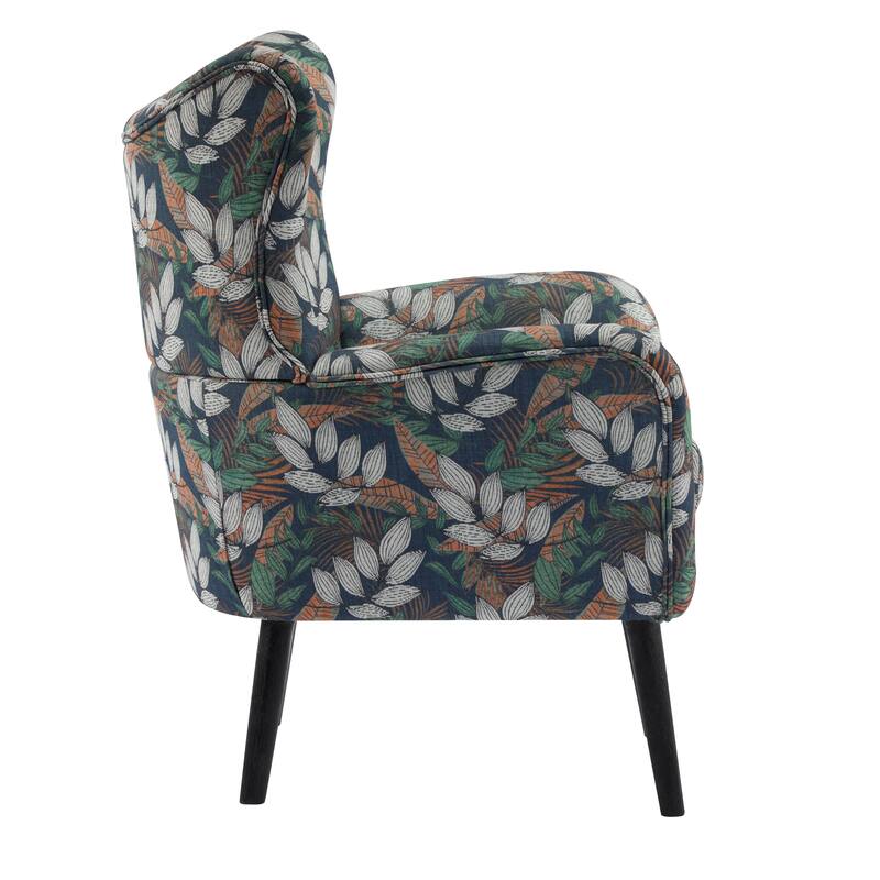 Alyssa Mid-century Upholstered Arm Chair by Christopher Knight Home - 30.25"D x 34.25"W x 39.75"H