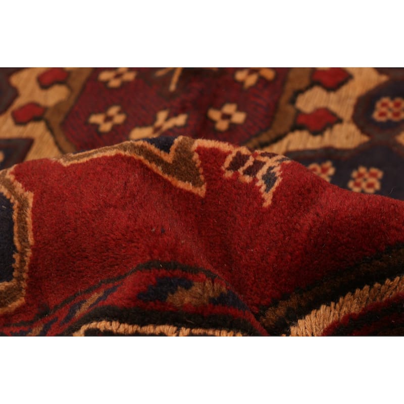 Teimani Red Rug 6'3" x 8'8" - 6'3 x 8'8