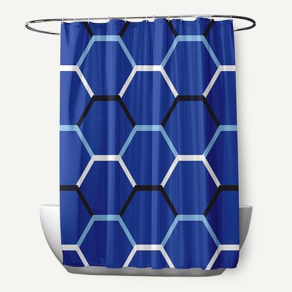 71 x 74inch, Cool Shades, Geometric Print Shower Curtain Bed Bath