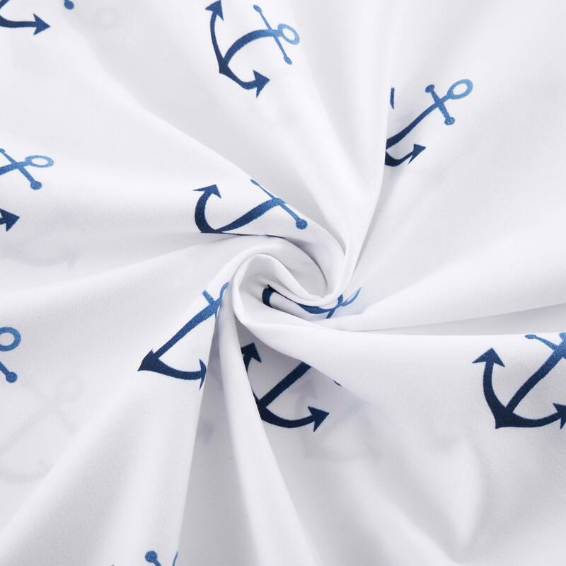 Ombre Ship Anchors Kids Sheet Set