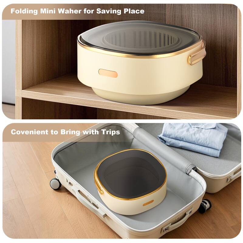 Fully Automatic 13L Folding Washing Machine For Underwear, Baby Clothe