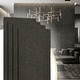 preview thumbnail 1 of 8, 4Pcs 48"x24" 3D Faux Stone Wall Panels Imitation Decorative Wall Tiles for Interior Wall Decor Strip Texture - Smoke Gray