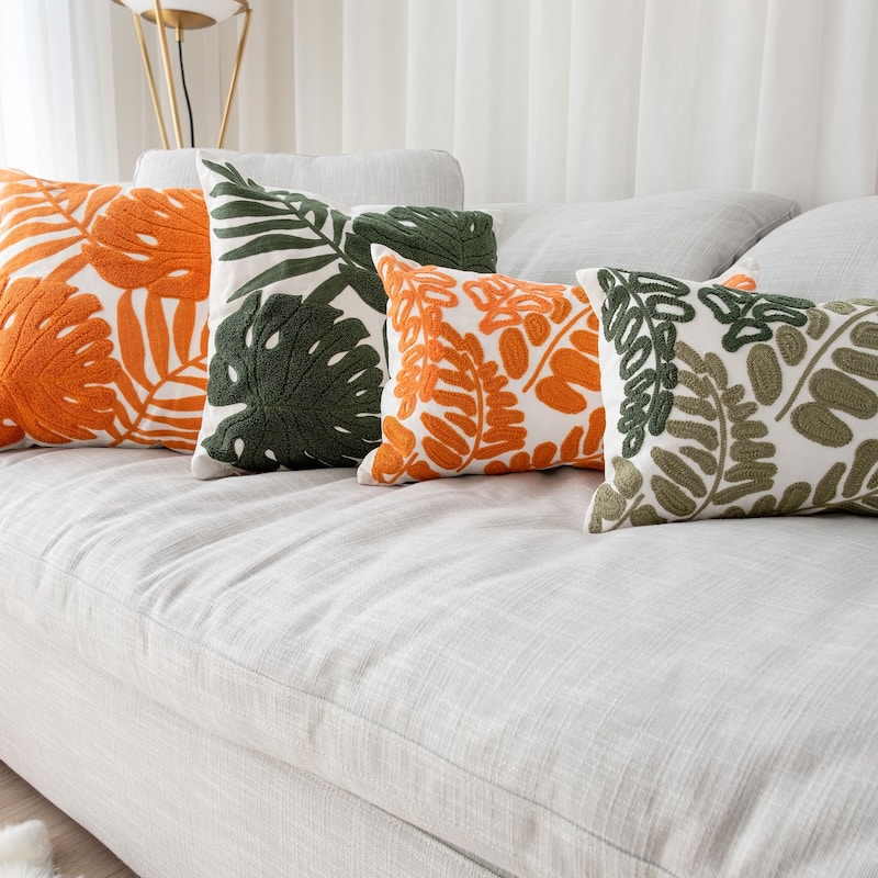 Havana Green Accent Pillow Cushion Set of 2