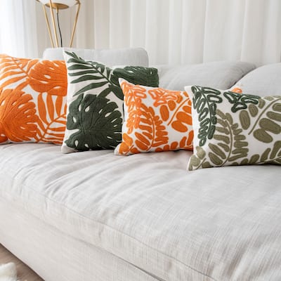 Havana Green Accent Pillow Cushion Set of 2