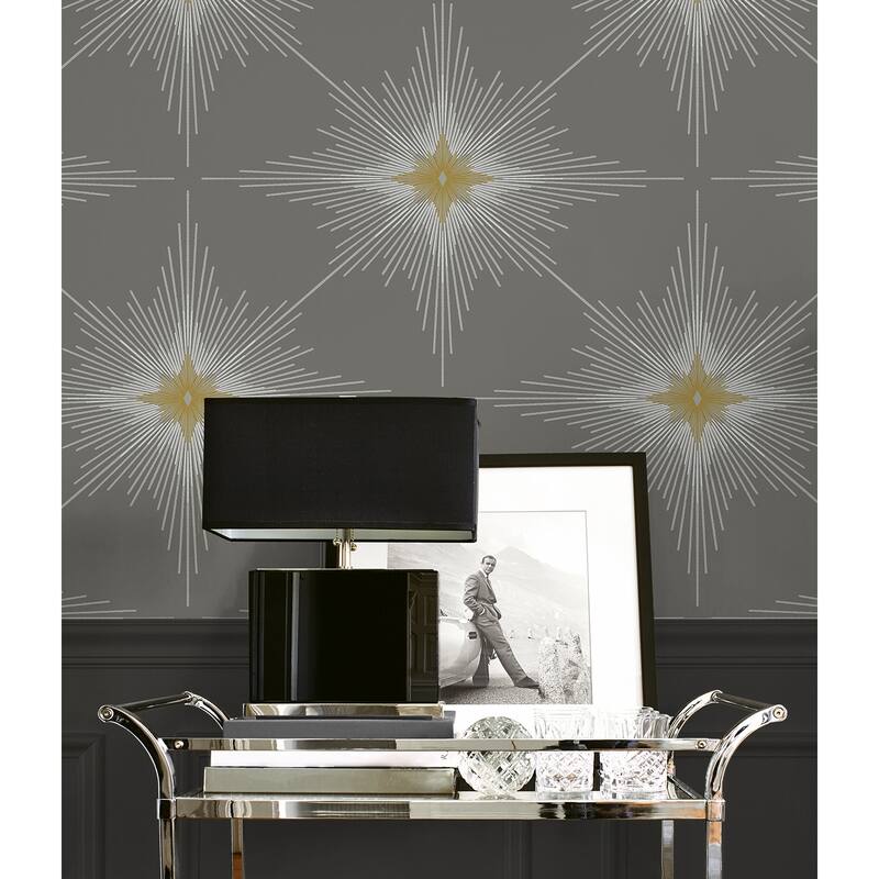 Seabrook Designs North Star Non-Woven Unpasted Wallpaper
