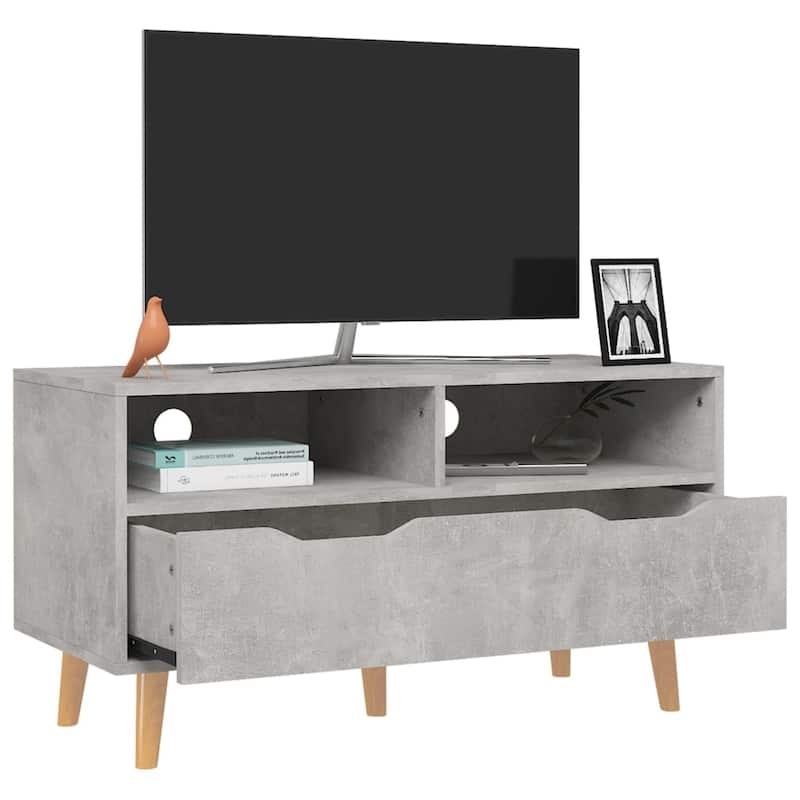 vidaXL TV Stand TV Console Sideboard TV Unit Home Media Unit Engineered Wood - 35.4" x 15.7" x 19.1"