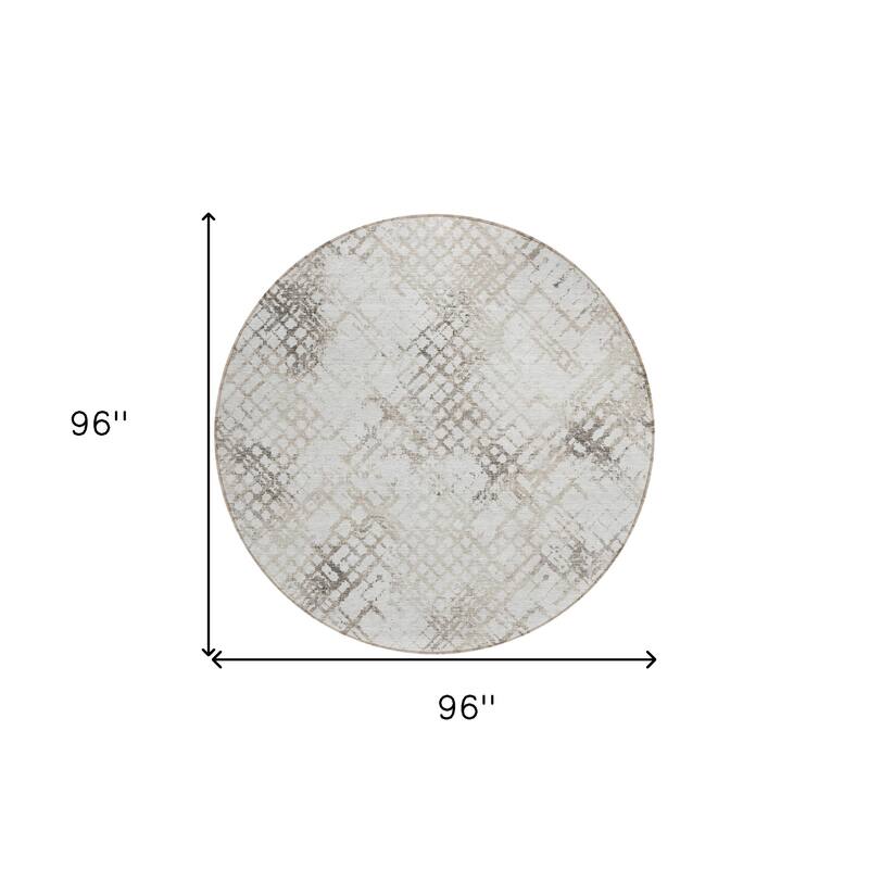HomeRoots Geometric Transitional Rectangle Outdoor Rug
