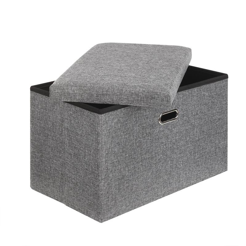 Ottoman Storage Ottoman Footrest Stool Small Ottoman with Storage Foldable Ottoman Foot Rest Footstool Bench