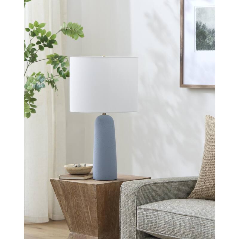 Livabliss Etalle Traditional Accent Table Lamp - Blue
