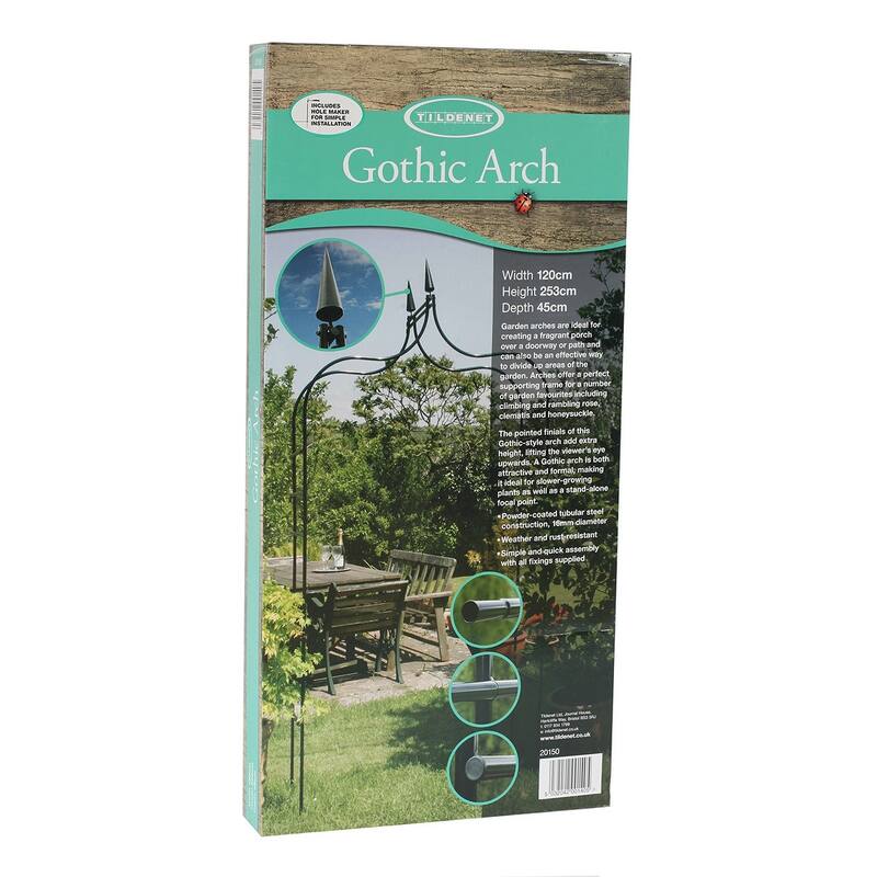 Tildenet Gothic-Style Steel Arch - Extension Kit also available