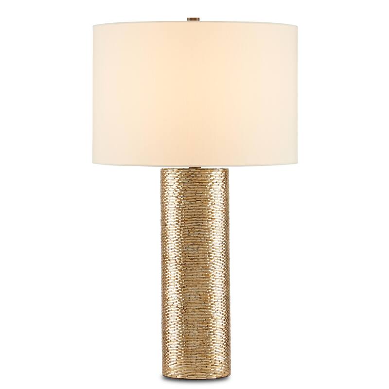 Currey & Company Glimmer Gold Table Lamp - 31"h x 18"dia - 31"h x 18"dia - Gold