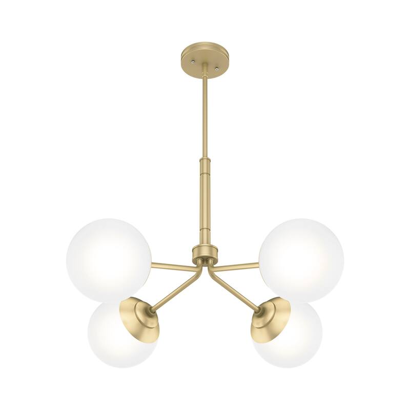 Hunter Hepburn Chandelier - Dining Room, Entry - Retro/Minimalistic, Sputnik
