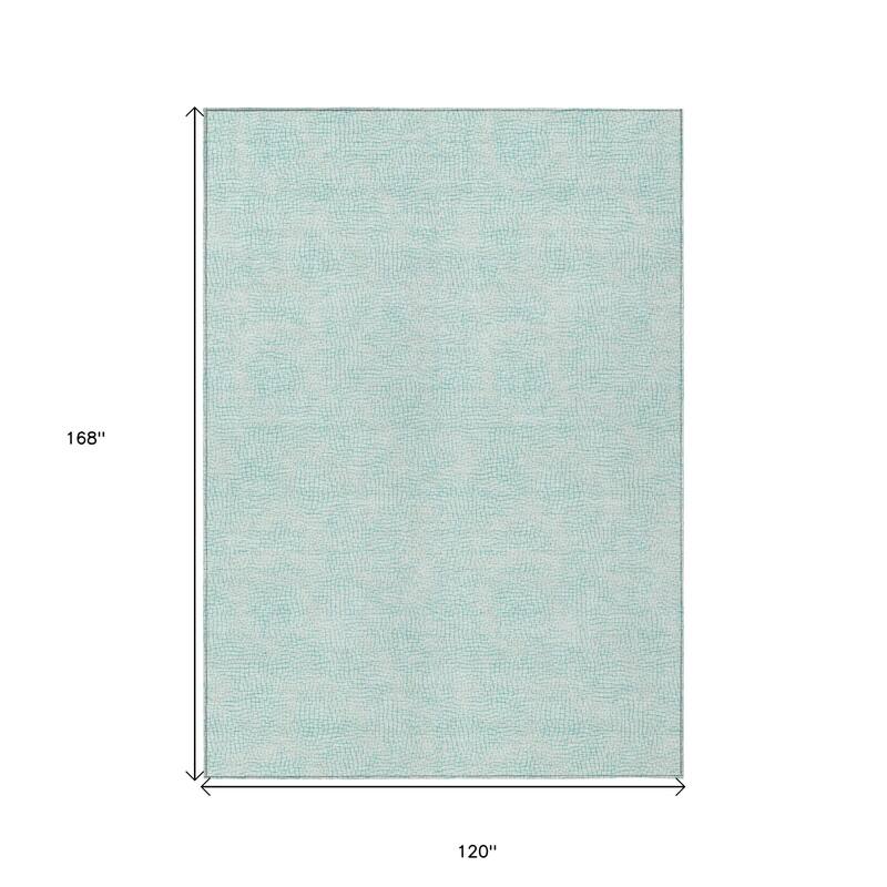 HomeRoots Geometric Transitional Rectangle Outdoor Rug