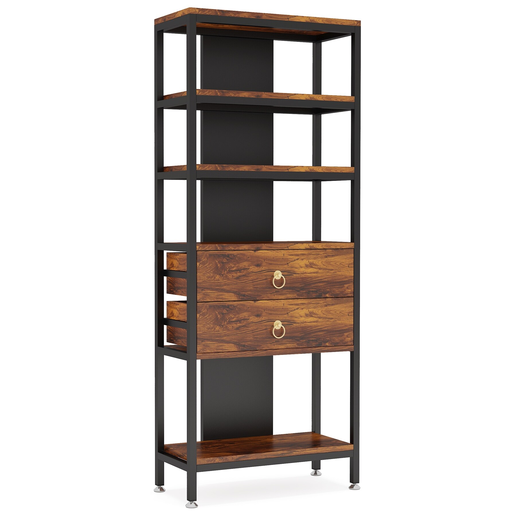 https://ak1.ostkcdn.com/images/products/is/images/direct/aa635b30726919b4eeb7efbe0ae7104b0c58c75a/Industrial-5-Tiler-Bookshelf-with-LED-Light-and-Drawers%2C-67.52%E2%80%99%E2%80%99-Tall-Bookcase-Open-Storage-Shelves-Display-Shelf.jpg
