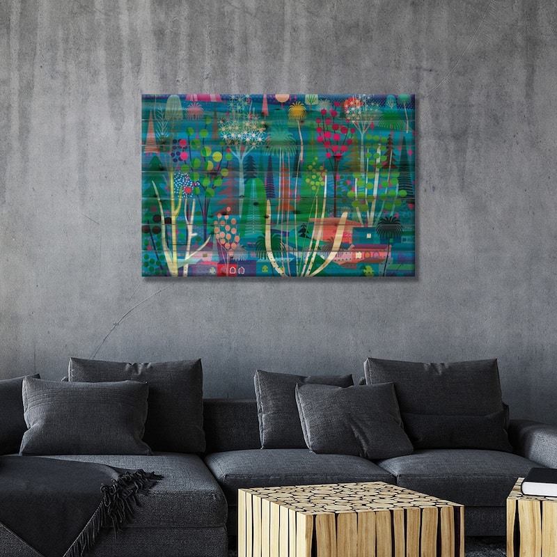 Dream Of Egypt Print On Wood by Charles Harker - Multi-Color