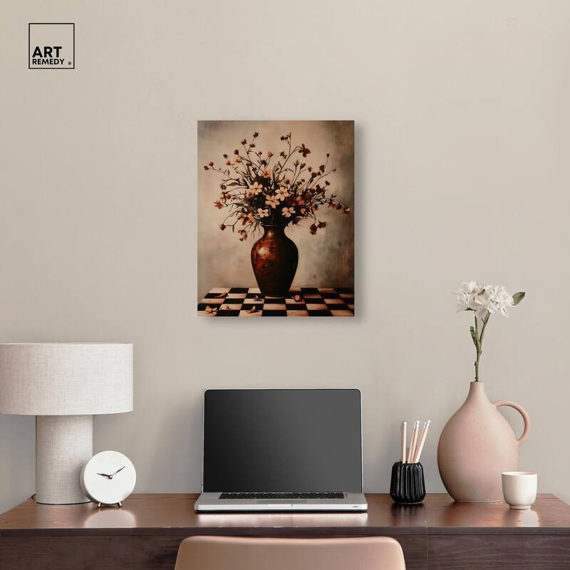 Antique Anthos Aria Canvas by Art Remedy, Gallery Wrapped
