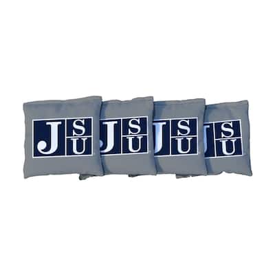 Jackson State JSU Tigers Grey Cornhole Bags