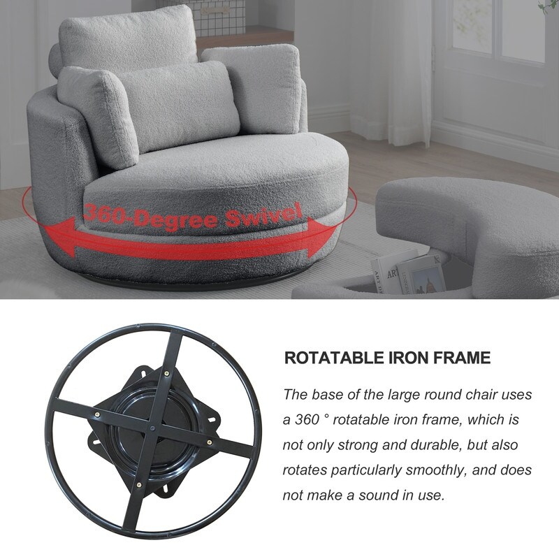 Round chair and a half sale