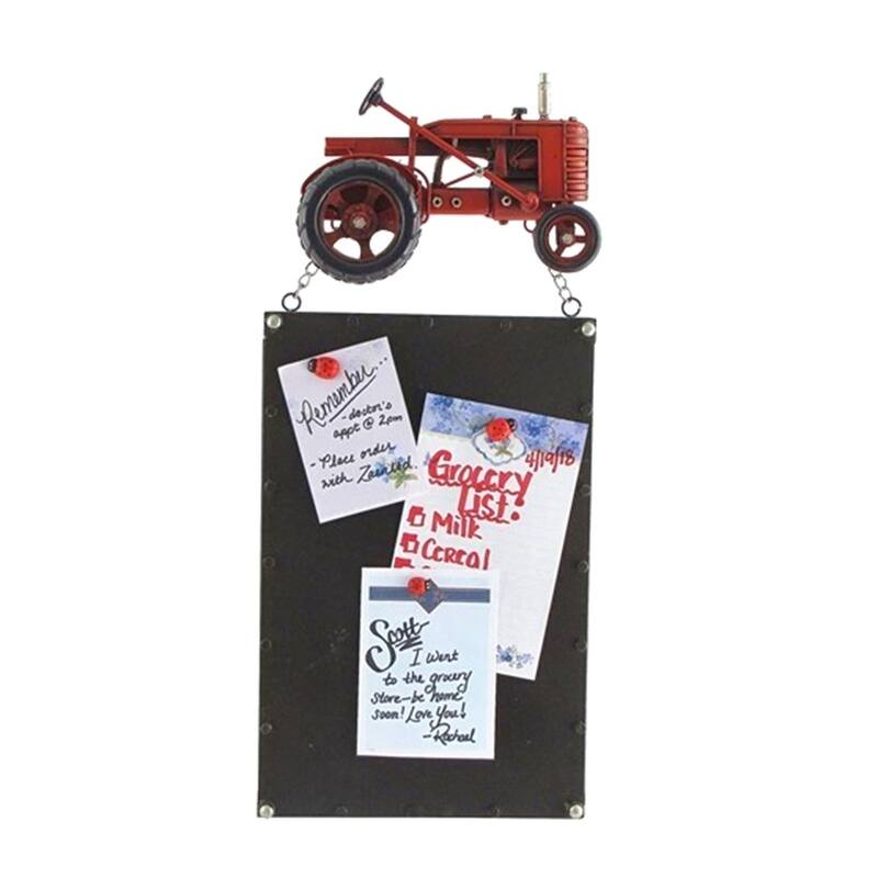 Magnetic Message Boards with Iron Tractor