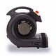 Ventilateur De Sol B-Air Grizzly GP-1 - 1 HP, 3550 CFM - Pour Moquette, Tapis - 3 Vitesses, 3 Angles - Noir