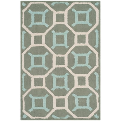 SAFAVIEH Handmade Newport Nare Modern Cotton Rug