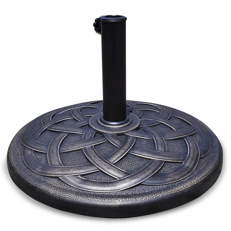 43lbs Patio Market Umbrella Base Heavy Duty Umbrella Holder - Bronze