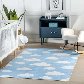 Nuloom Euphrasia Splashguard Traditional Machine Washable Area Rug