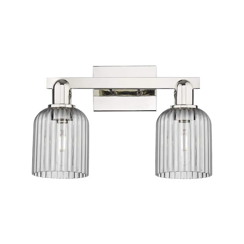 Innovations Lighting Downtown Urban - Bridal Veil - 2 Light 16" Bath Vanity Ligh