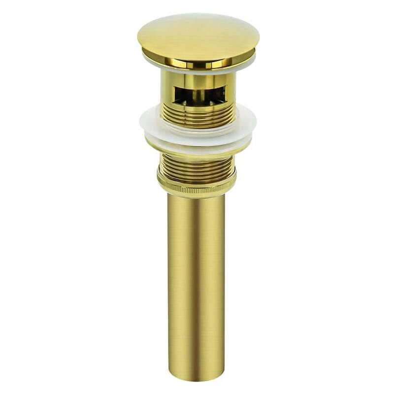 Pop-Up Bathroom Sink Drain with Overflow