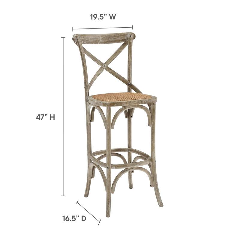 The Gray Barn Hidden Hill Elm Wood Barstool